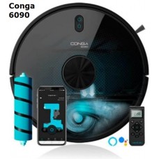 Прахосмукачка Робот CONGA 6090, 10 000PA, картографиране, лазерно сканиране, сухо и мокро почистване